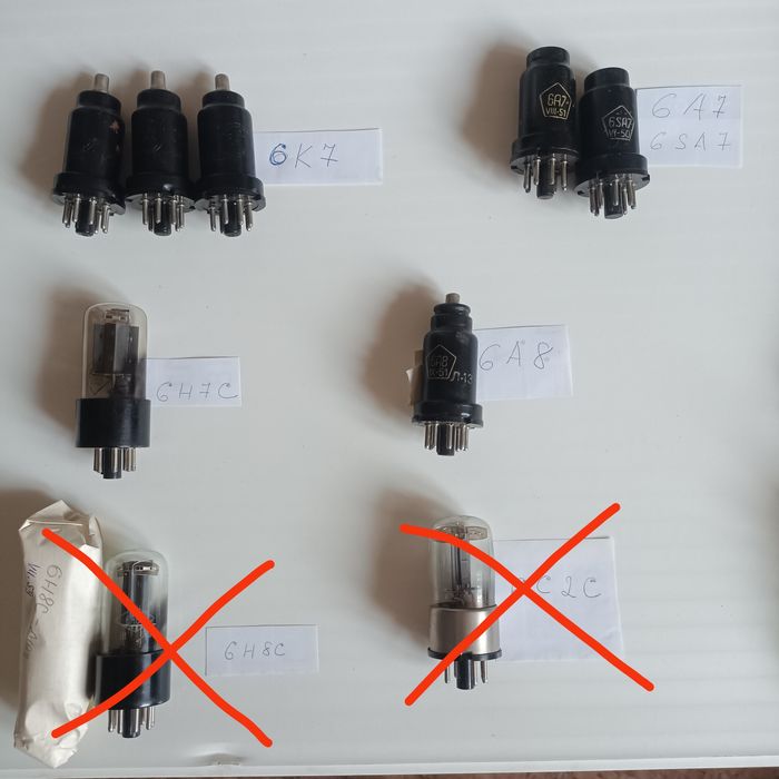 Радиолампы ссср новые и бу