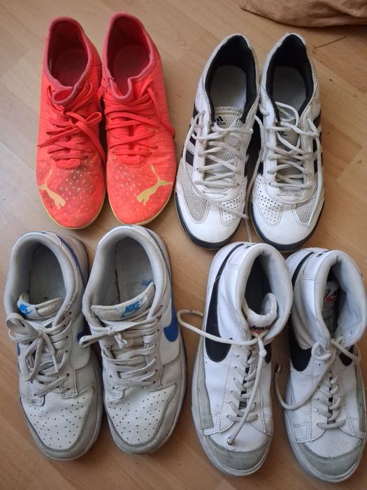 2 x Nike , 1x Adidas,  1x Puma rozmiar 40 stan bdb -