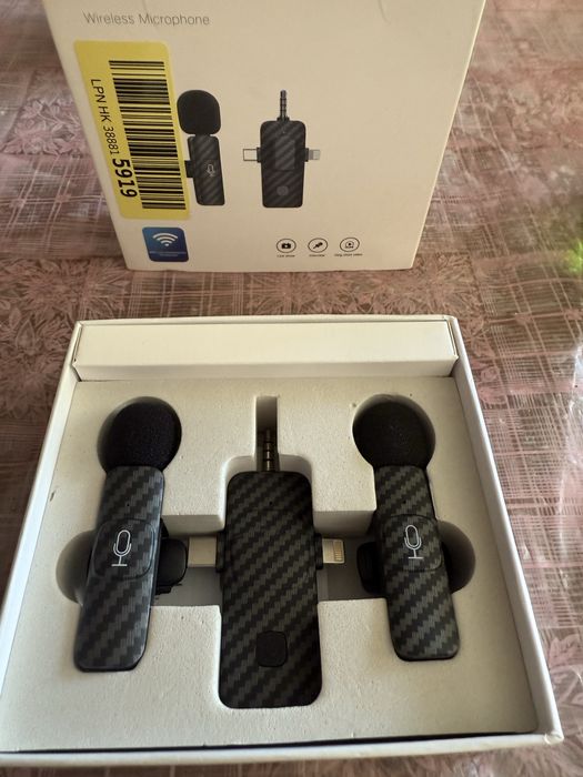 Петличні мікрофони із шумопоглинанням