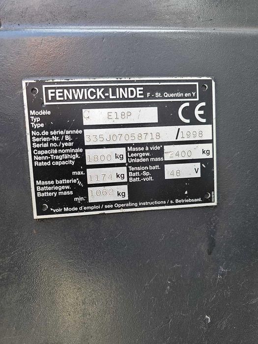 Empilhador 1998 Linde E18P