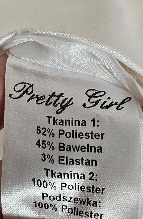 Biala sukienka Pretty Girl rozmiar L
