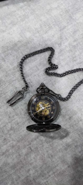 Relógio de Bolso Esqueleto Hunter – Vintage