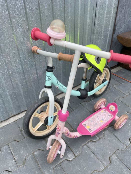 Hulajnoga barbie rowerek biegowy