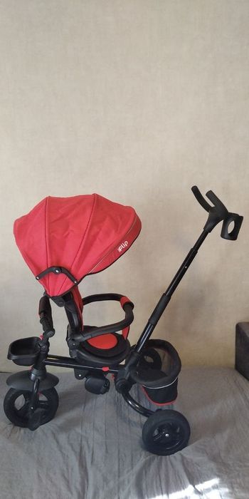 Дитячий триколісний велосипед Tilly Flip T-390 Red складний