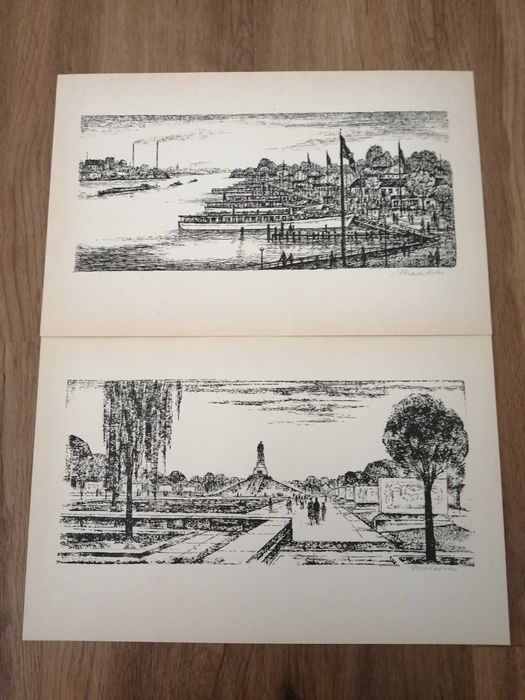 Grafiki Berlina Helmut Maletzke 1973