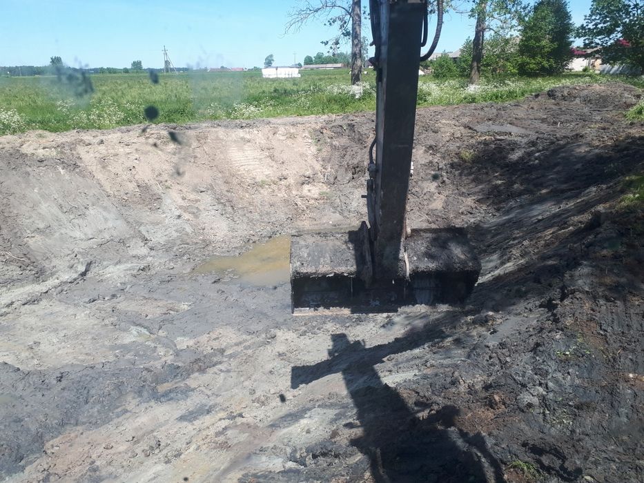 Wykopy Stawów wykopy pod obory.