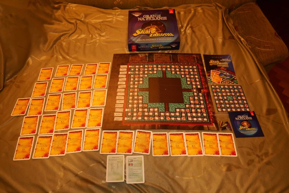 Nowa gra edukacyjna towarzyska interaktywna Skarb Zakonu DVD Trefl