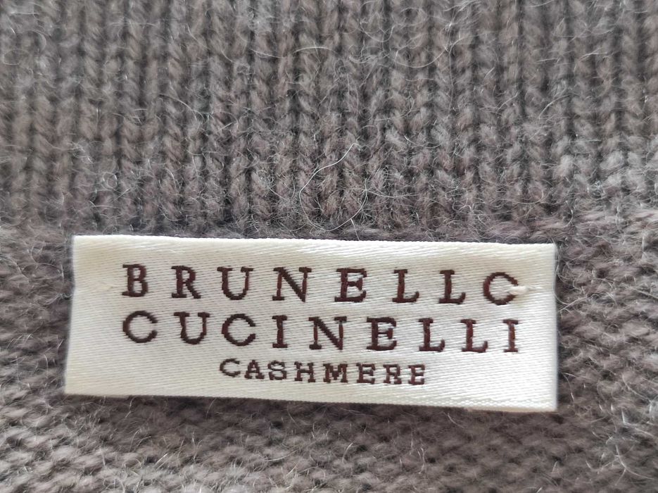 2- Brunello Cucinelli - Kaszmirowa kamizelka r. M/L