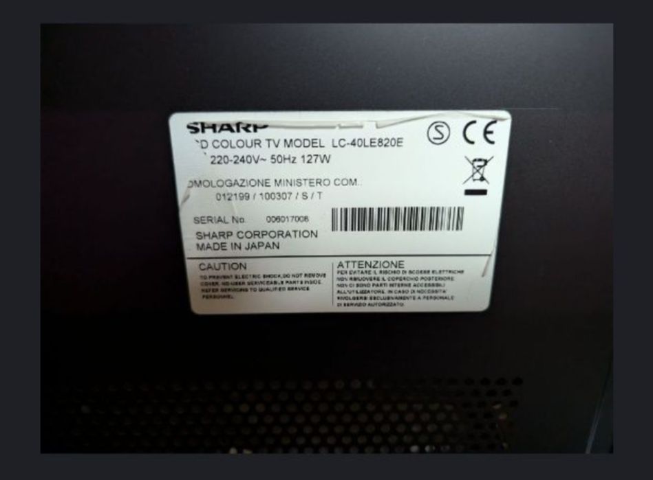 LED телевізор SHARP 40"