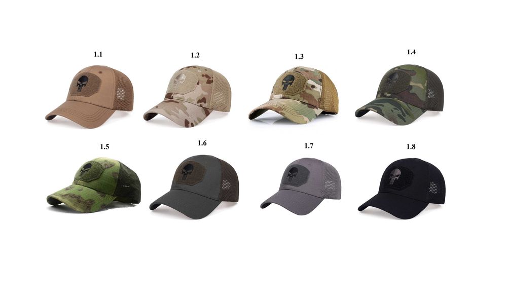 Кепка бейсболка Punisher Каратель з черепом тактична мультикам піксель