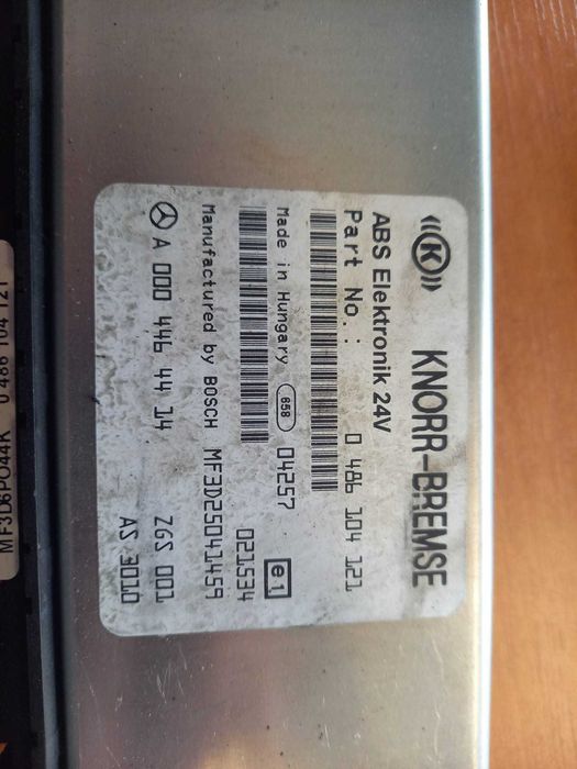 Moduł sterownik ABS Mercedes Atego 0.486.10.121