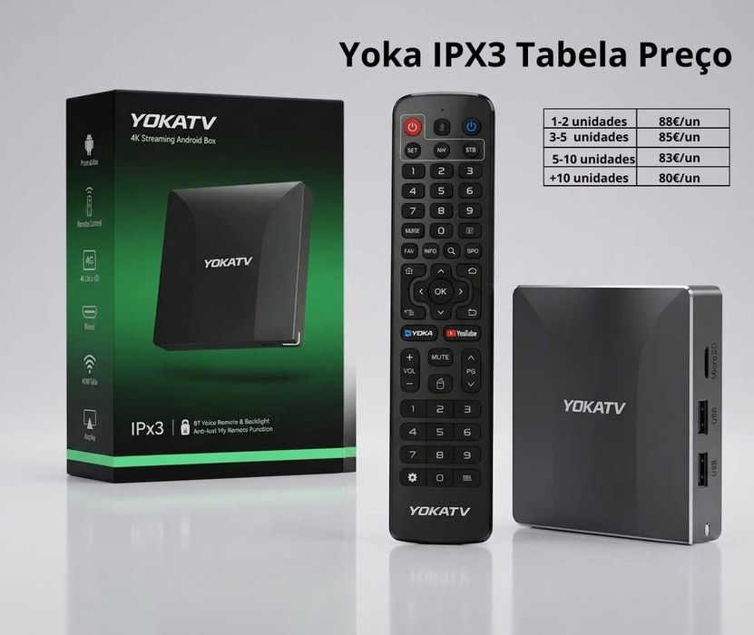 Yoka IPX1 | Yoka IPX2 | Yoka IPX3 | Box Novas c/garantia | Desconto Quantidade