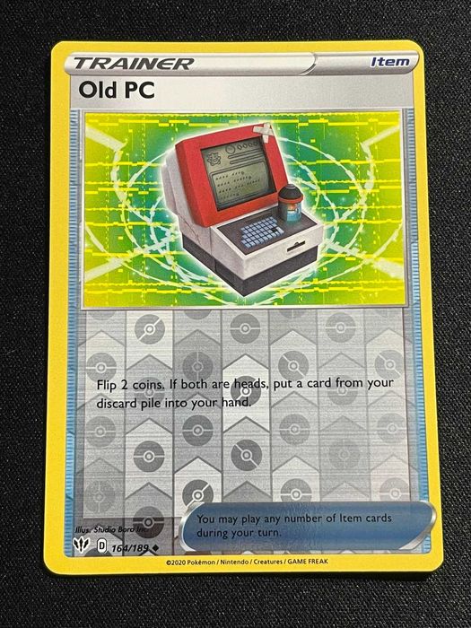 Carta Pokémon Old PC 164/189 Darkness Ablaze