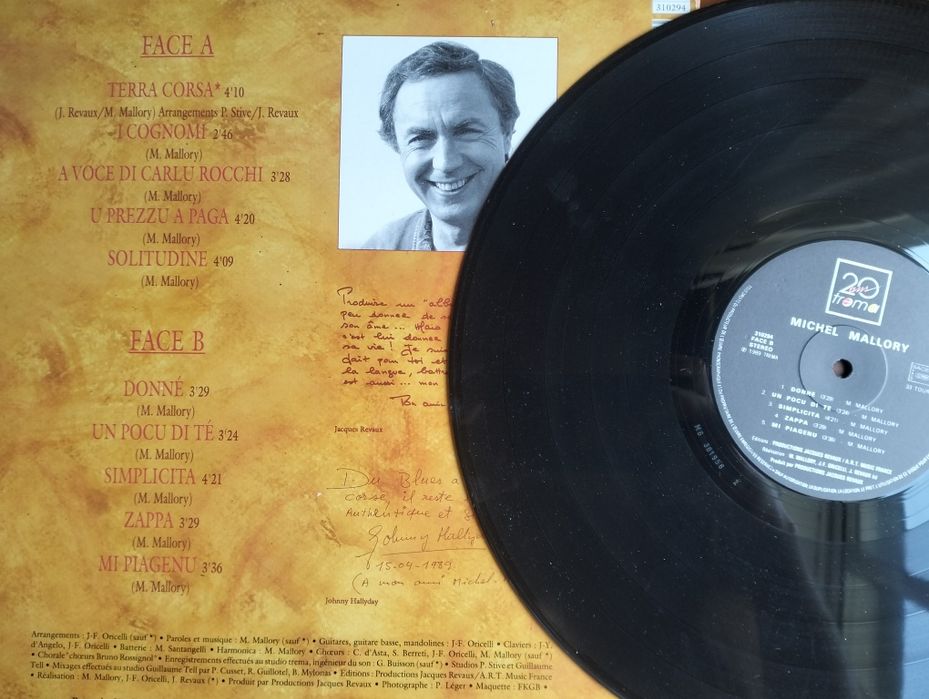 Disco de vinil LP Michel Mallory
