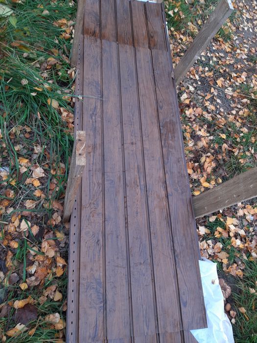 Blacha Elewacyjna Podbitkowa Drewnopodobna