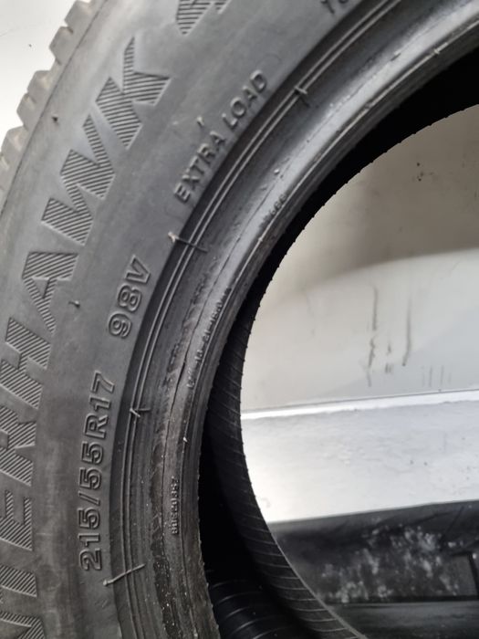 1X 215/55R17 98V Xl Firestone Winterhawk 4 7,8Mm 2021
