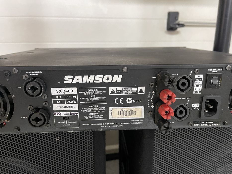 Nagłosnienie dla dj JBL JRX + Omnitronic Bx