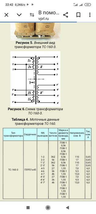 Трансформатор силовий понижуючий ТС-150-2+++