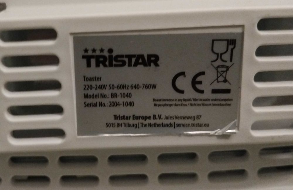 Torradeira Tristar 760w