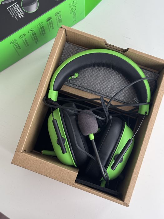 Razer BlackShark V2 X Green Edition - ігрові навушники