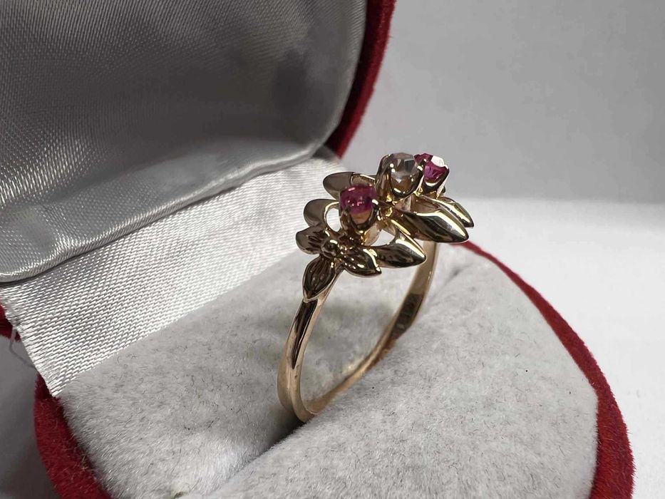 Złoty pierścionek próba 583 - 2,13g