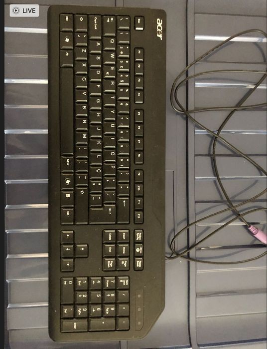 teclado com fio acer