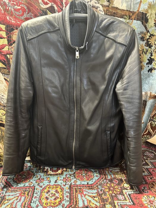 Куртка чоловіча з цільної натуральної шкіри