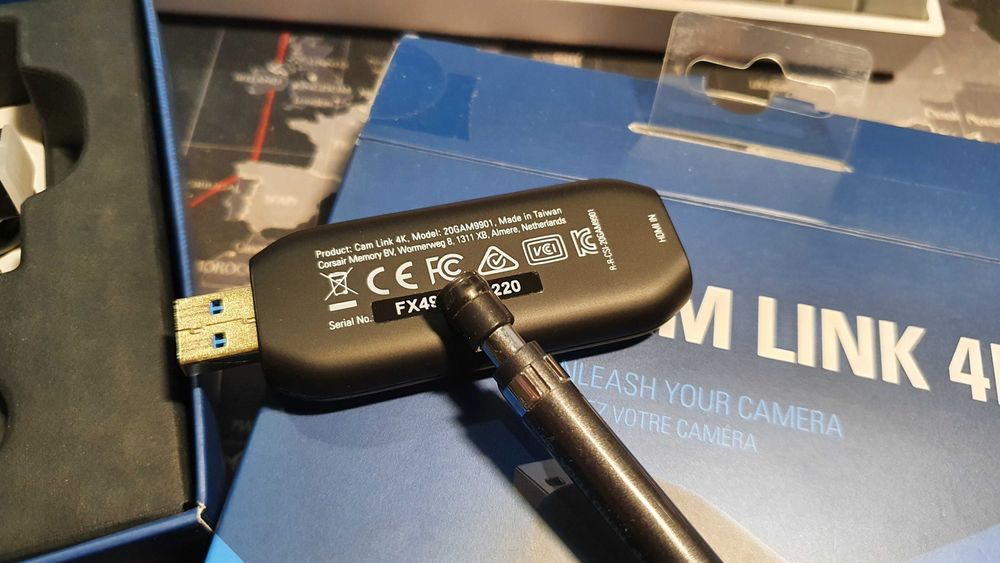 Elgato Cam Link 4K HDMI USB Карта видеозахвата камеры для стрима вебка ...