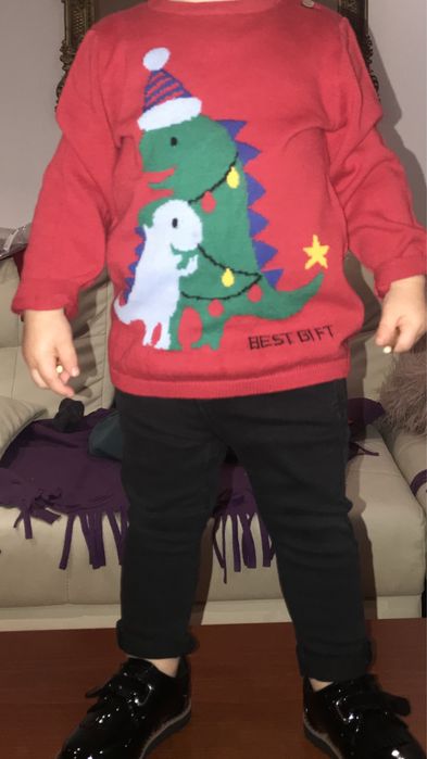 H&M sweter sweterek Święta, sesje, rozm 86 - 92 cm