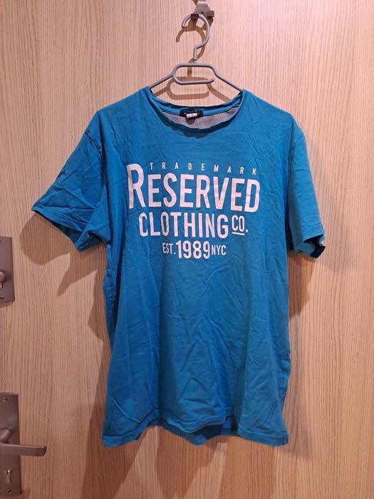 (1091) T-shirt męski r.L Reserved