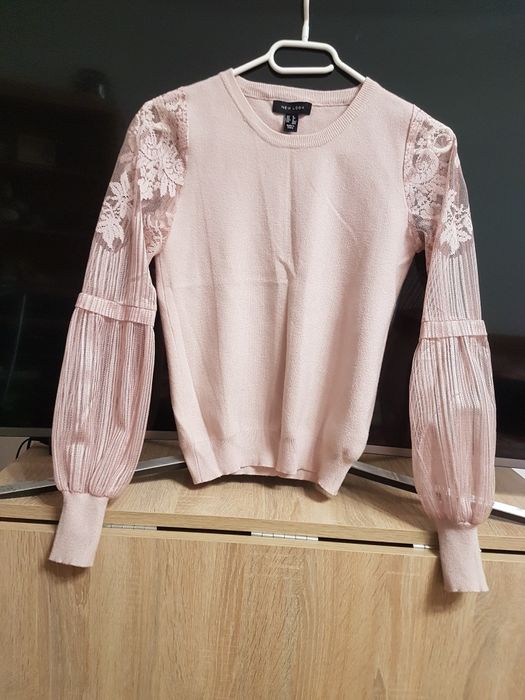Sweter New Look rozmiar S/36 pudrowy róż