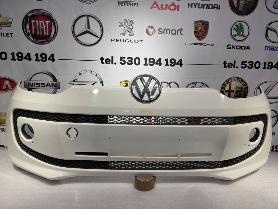 VW UP 11- ZDERZAK PRZEDNI PRZÓD , KOLOR BIAŁY , NA HALOGENY , NR AUKCJUI NZ1516