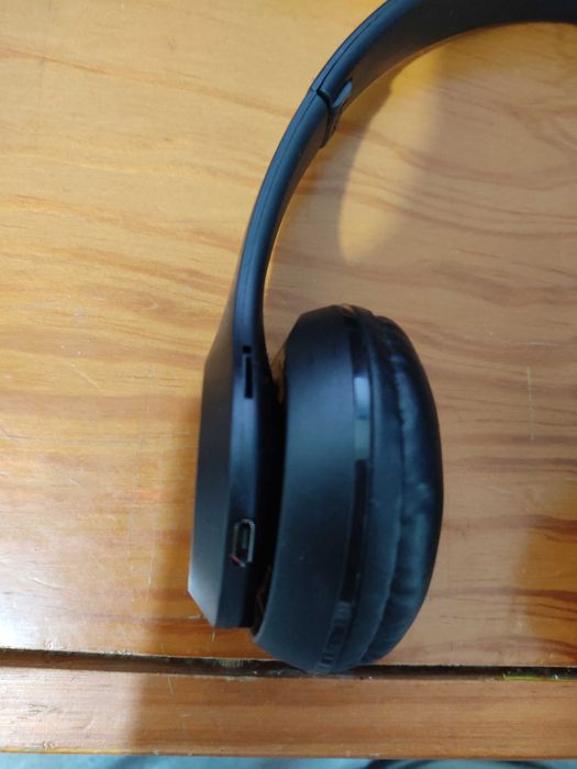 Fones Bluetooth Sem fios Auscultadores grandes entrada cartão micro SD