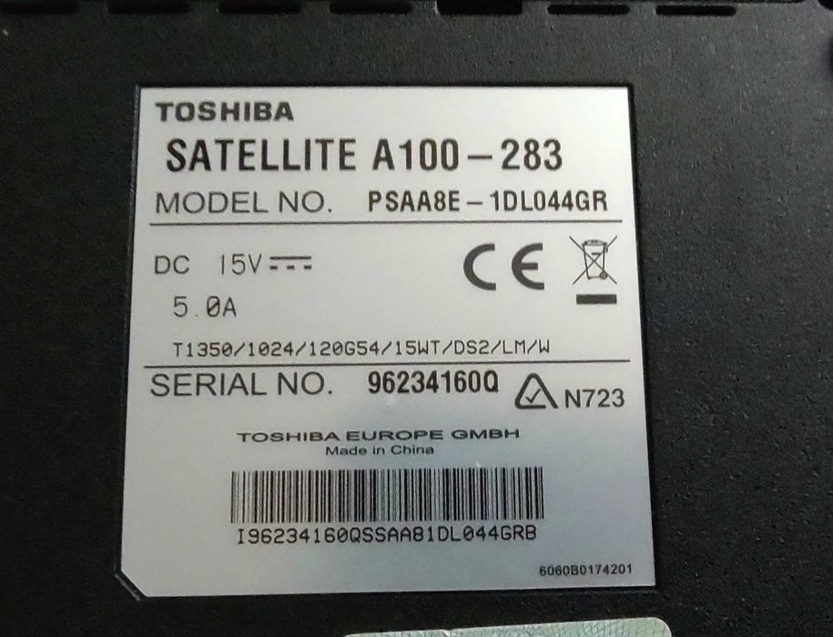 Toshiba A100-283 z Wifi