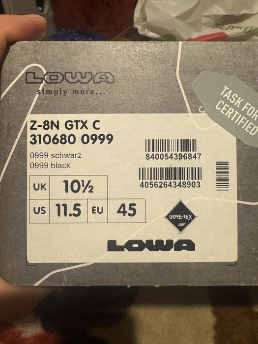 Берці  "Lowa Z-8N GTX C" BLACK