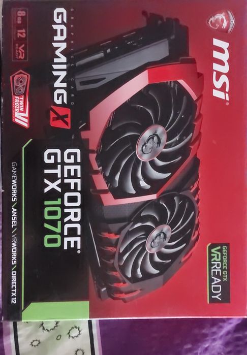 karta graficzna gtx 1070 msi gaming x