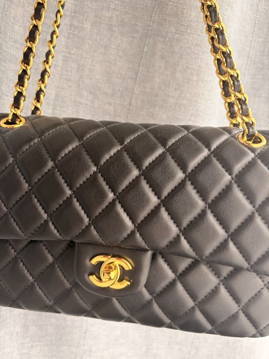 Chanel flap skóra naturalna  torebka