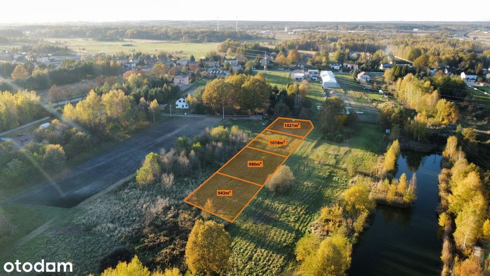 Atrakcyjna działka budowlana 1021 m2 - Wygoda