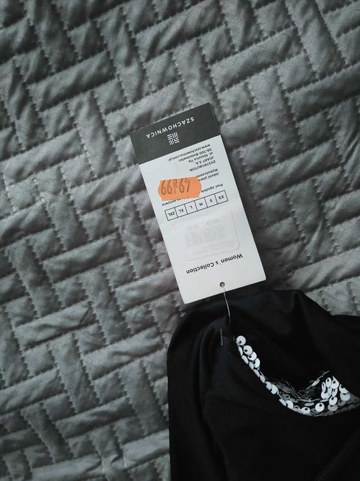 Sukienka sylwestrowa świąteczna cekinowa nowa