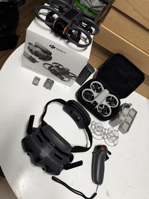 DJI zestaw 2 drony Avata2 i neo, google 3