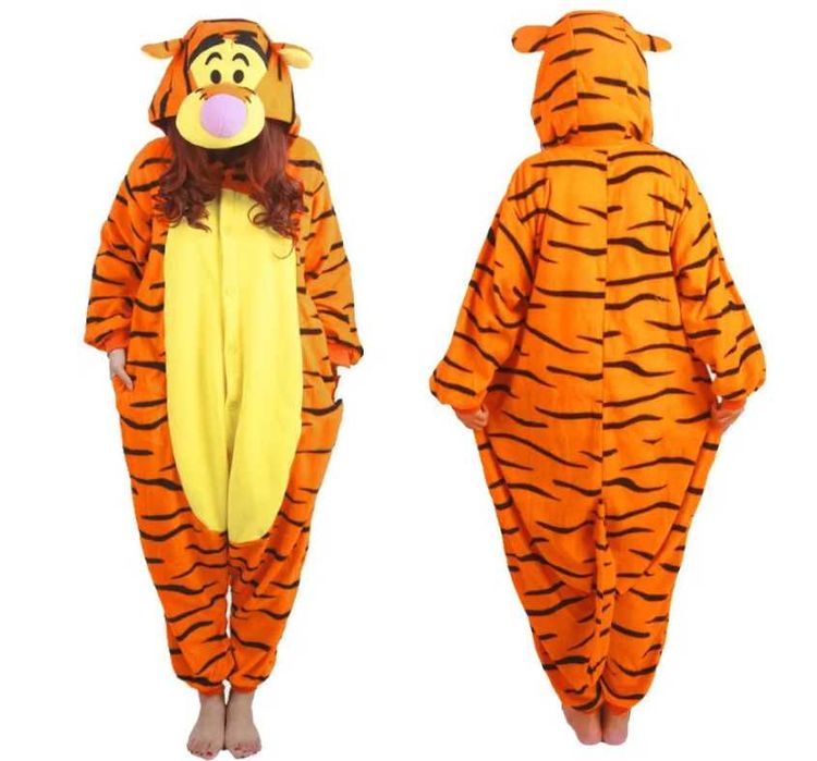 Tygrys Tygrysek Piżama Kombinezon Przebranie L