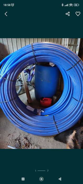 Rury wodne PE 63x 3, 8