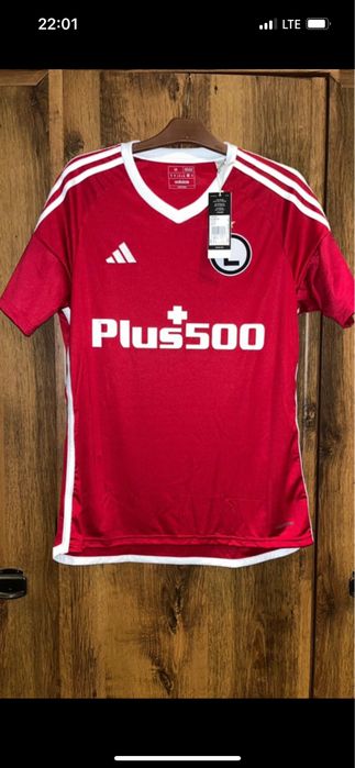 Limitowana koszulka Legia Warszawa Adidas 2023/2024 - czerwona, roz. L