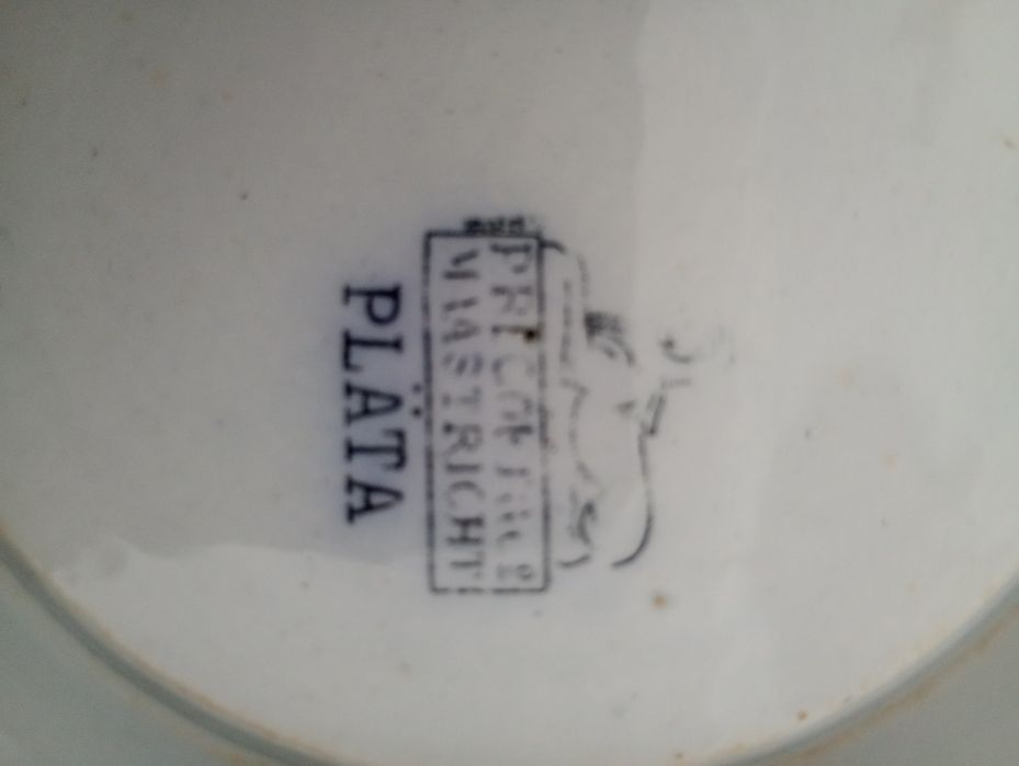 1880 Unikat petrus regout plata stan bardzo dobry