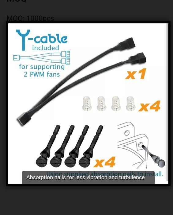 Ventoinha PC Titan Kukri Fan 120mm