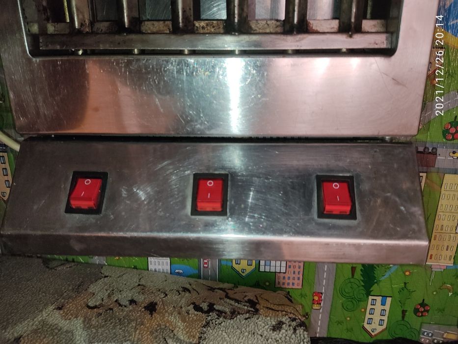 Электрический гриль, барбекю