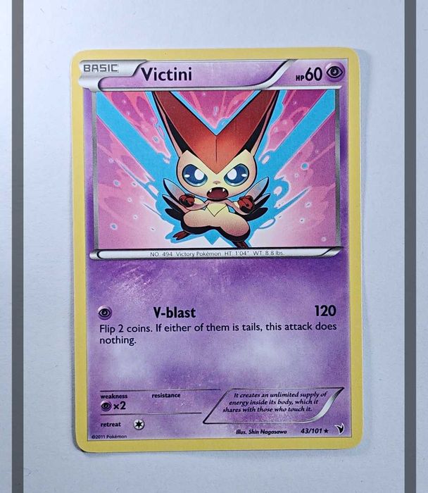 Victini 43/101 NVI Pokemon ENG-NM