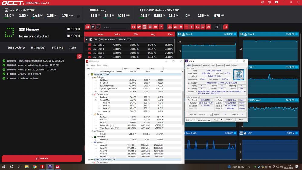 Procesor Intel I7 7700k (DELID)