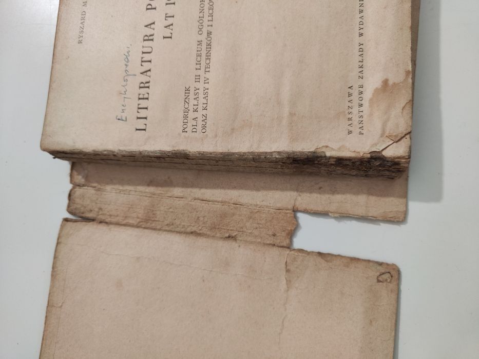 Literatura polska dla klasy III liceum ogólnokształcącego