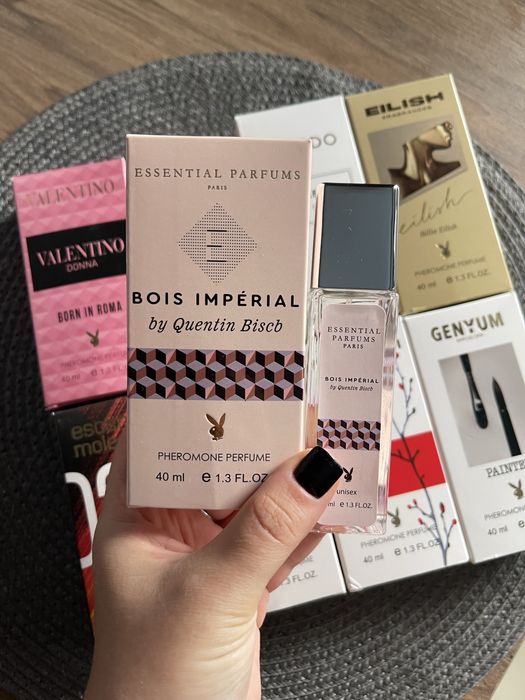 Парфуми Genyum Painter, Valentino Born in Roma, Armand Basi In Red, Molecule 02, Billie Eilish, Burberry Her, Bois Imperial, Fleur Narcotique, Kilian